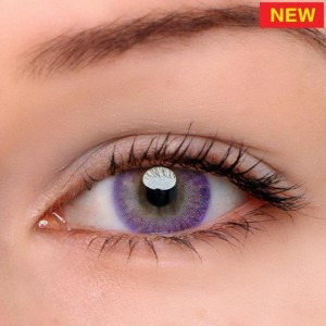 Eye Circle Lens Donut Purple Colored Contact Lenses