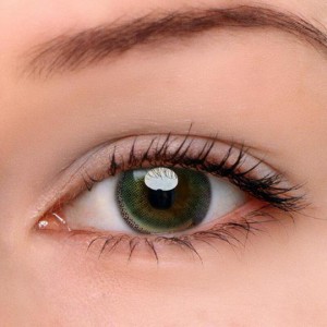 Eye Circle Lens Edge Yellow-Green Colored Contact Lenses