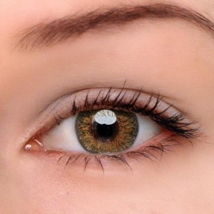 Eye Circle Lens Floweriness Brown Colored Contact Lenses