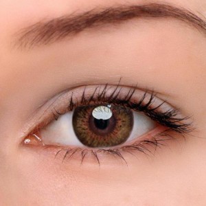 Eye Circle Lens Glow Brown Colored Contact Lenses