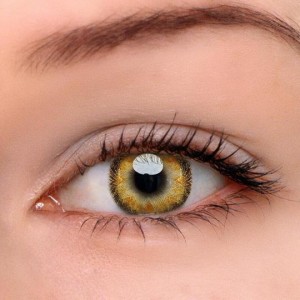 Eye Circle Lens Radial Brown Colored Contact Lenses