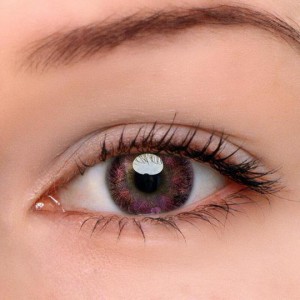 Eye Circle Lens Radial Pink Colored Contact Lenses