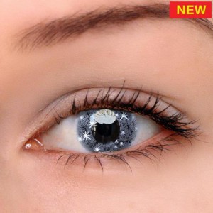 Eye Circle Lens Snowdrop Grey Colored Contact Lenses