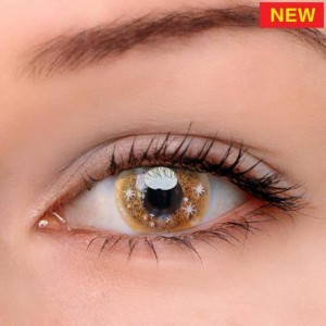 Eye Circle Lens Snowdrop Brown Colored Contact Lenses