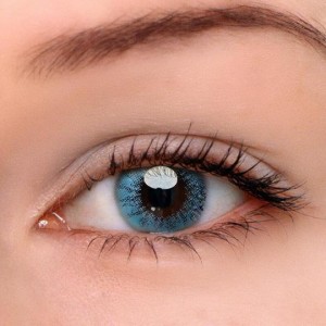 Eye Circle Lens Crystal Ball Blue Colored Contact Lenses