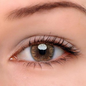 Eye Circle Lens Crystal Ball Caramel Brown Colored Contact Lenses