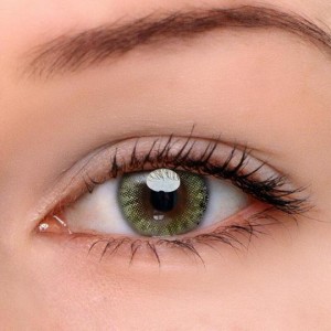 Eye Circle Lens Crystal Ball Yellow-Green Colored Contact Lenses