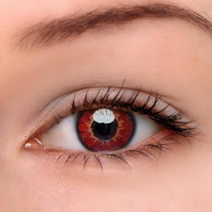 Eye Circle Lens Elf Red Naruto Sharingan Colored Contact Lenses