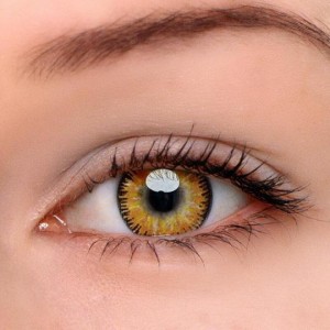 Eye Circle Lens Mystery Yellow Colored Contact Lenses